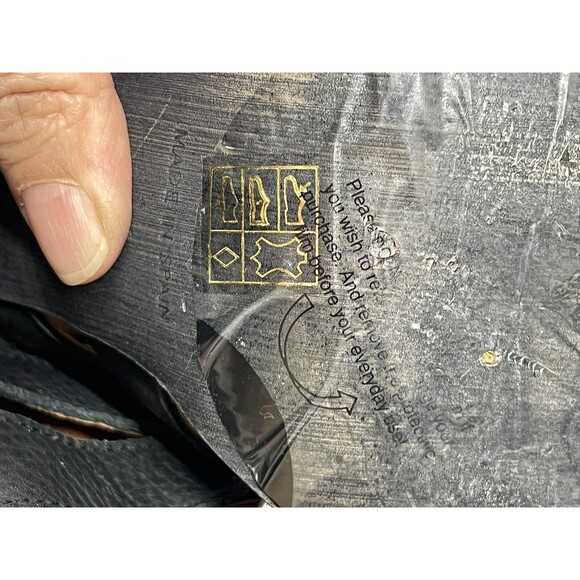 Free People Hayes Boot Black Cutout Stacked Heels  Soft Leather Size 7.5 - Picture 13 of 14